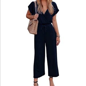 EUC Black Jumpsuit Romper-ADORBALE!!